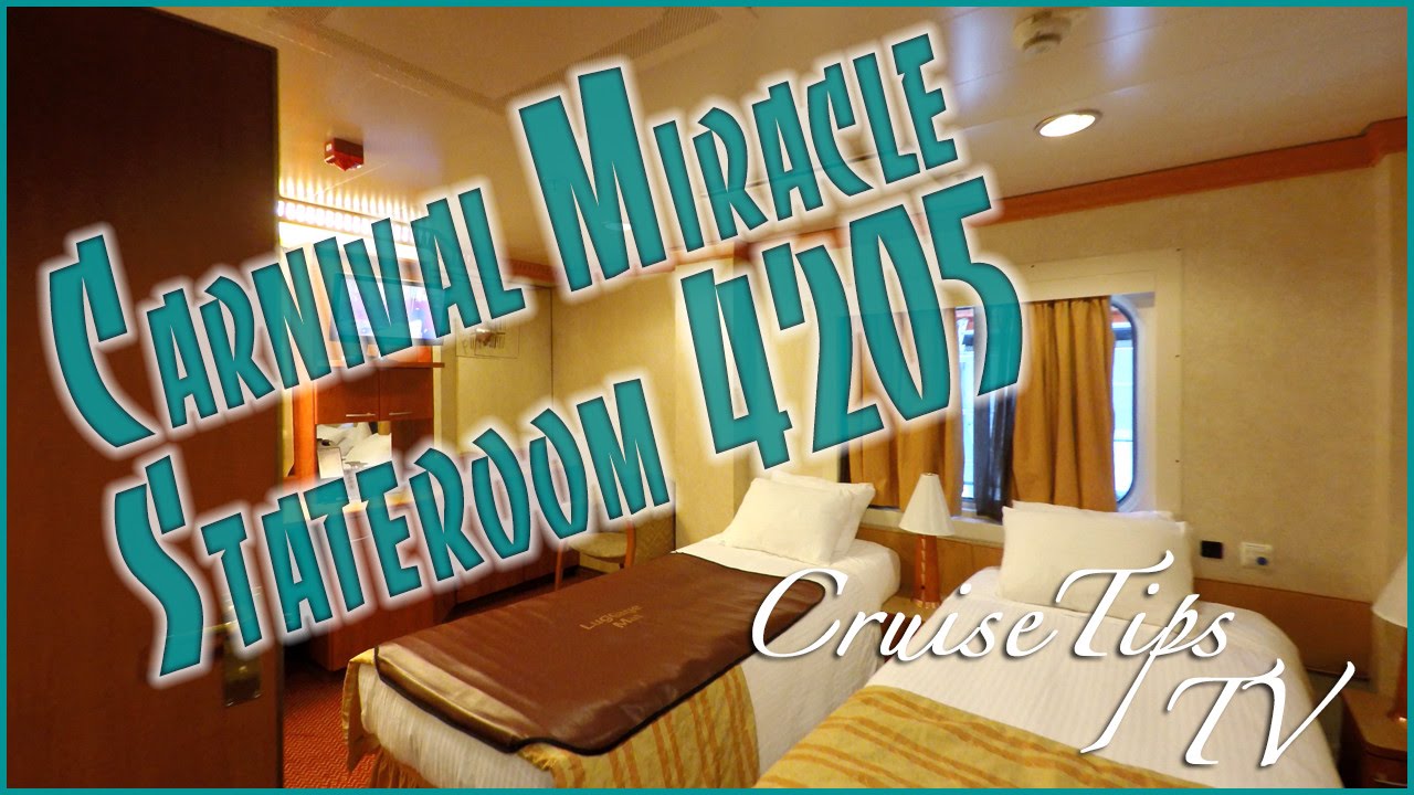 Carnival Miracle - Cabin 4205 - Video 1