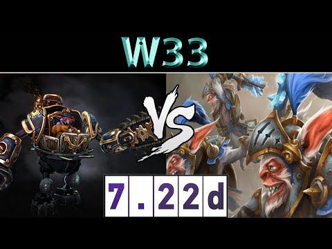 w33 [Timbersaw] vs [Meepo] ► Ultimate Counter ► Dota 2 7.22d