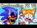 Friday Night Funkin' Sonic.EXE: Confronting Yourself [Final Zone V2] Good/Bad Ending (FNF Mod/Tails)