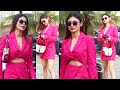 Stunner Mouni Roy Flaunts Her Exy Figure In Mini Dress At Bandstand Bandra