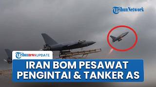 Detik-detik Drone Arash-2 Iran Hantam Pesawat Pengintai & Tanker AS Ketahuan Terparkir di Ben Gurion