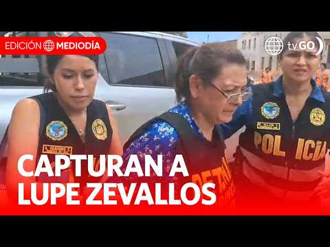 Lupe Zevallos captured after 7 years on the run | Midday Edition | Peru News