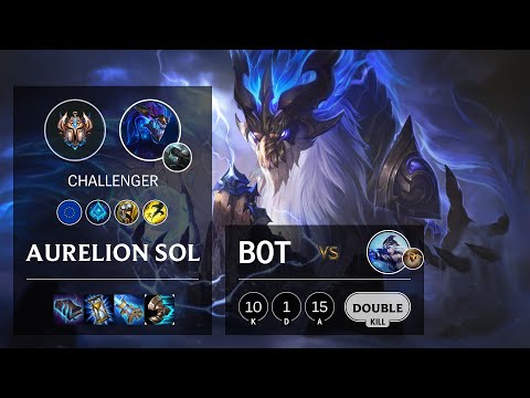Aurelion Sol Bot vs Ashe - EUW Challenger Patch 10.22