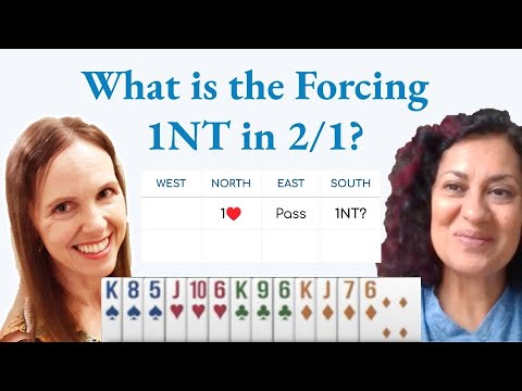 What is the Forcing 1NT in 2/1 bidding? - with Marla Lawson