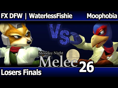 MNM 26 Melee - FX DFW WaterlessFishie (Fox) vs Moophobia (Falco) - Losers Finals