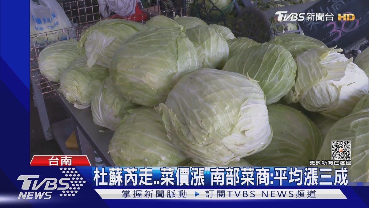 杜蘇芮走菜價漲!南部菜商:平均漲三成
