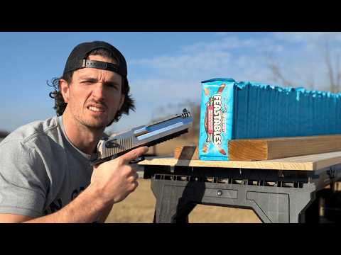 How Many Feastables Does it Take to Stop a 50 Cal Sniper Rifle?