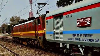 preview picture of video 'First LHB Run Of North East Express !! 12505 - North East Express in Its First LHB Run ||'