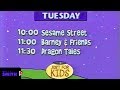PTV Park Schedule Bumper Outer Space WUNC TV 2008