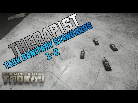 Therapist Task Guide 0.9 - Sanitary Standards (1-2) - Escape From Tarkov