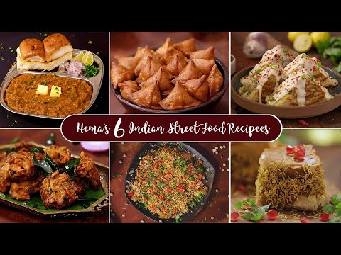 6 Famous Indian Street Food Recipes | Evening Snacks Recipe | Street Food of India @HomeCookingShow