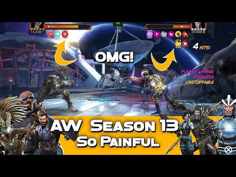 #AW S13 vs CTYTC - Warlock vs Aspect of War Havok - Marvel Contest Of Champions