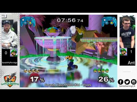 SCM26 - XansInMyPorridge (Sheik, Luigi) vs. Ant (Fox, Luigi) - Pools