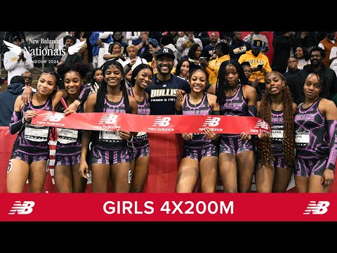Girls 4x200m Relay - New Balance Nationals Indoor 2024