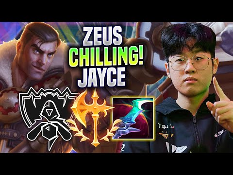 ZEUS CHILLING WITH JAYCE! - T1 Zeus Plays Jayce TOP vs Jax! | Bootcamp 2022