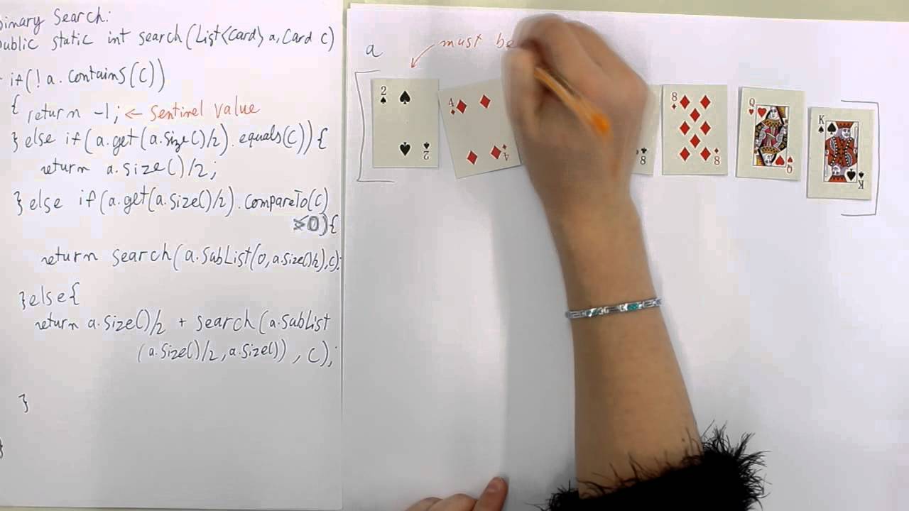 BinarySearch: Java for the Computer Science AP