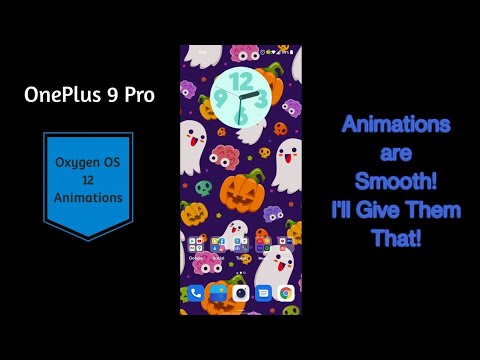 Oxygen OS 12 Animations | OnePlus 9 Pro