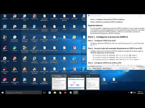 Packet Tracer: configuración del protocolo OSPFv2 multiárea