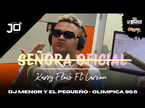 SEÑORA OFICIAL, Karry Flow Ft Larzon X Dj Menor • La Amenaza (Video En Vivo)