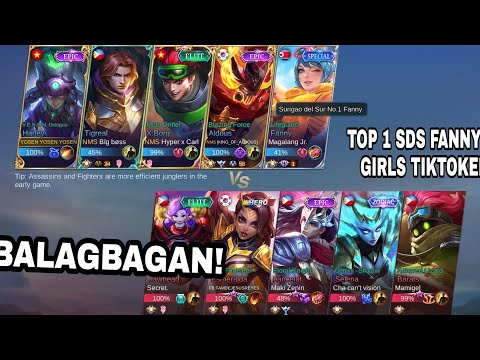 TOP 1 SURIGAO DEL SUR FANNY VS. GIRLS TIKTOKER BALAGBAGAN! HIGHLIGHTS