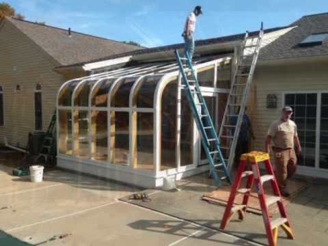 Time Lapse Sunroom Installation - 10/20/16 Southbridge MA