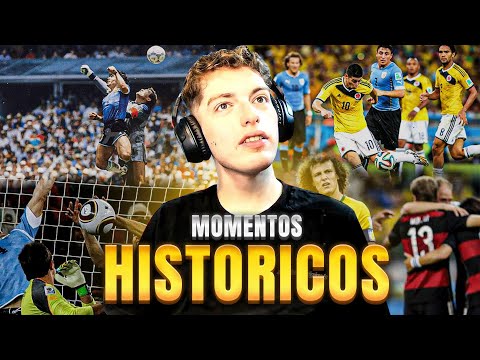 LOS MOMENTOS MAS HISTORICOS DE LOS MUNDIALES (1930 - 2018)