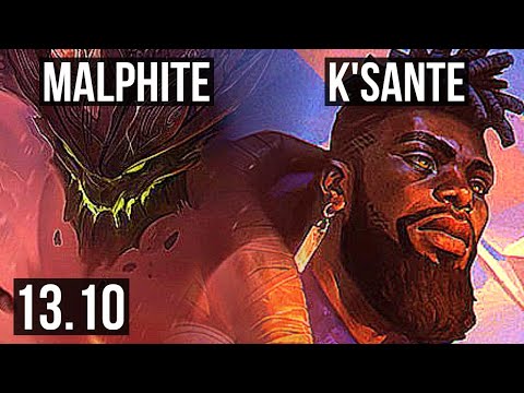MALPHITE vs K'SANTE (TOP) | 5/0/1, Rank 12 Malph | KR Challenger | 13.10