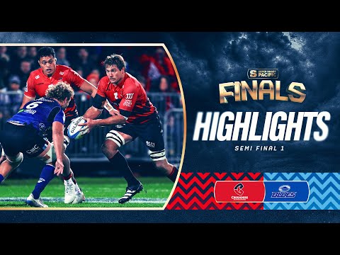 HIGHLIGHTS | CRUSADERS v BLUES | Super Rugby Pacific 2025 | SEMI FINAL