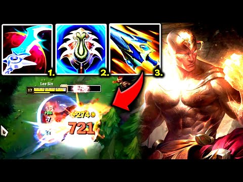 LEE SIN TOP BUT ONE COMBO = 3000+ DAMAGE! (THIS IS AWESOME) - S14 Lee Sin TOP Gameplay Guide