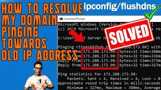 How to resolve-My Domain pinging towards old IP issue [SOLVED]☑️