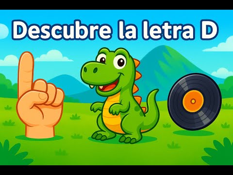 Aprende la letra D / cancion infantil Educativa para niños 🎶/Abecedario animado .