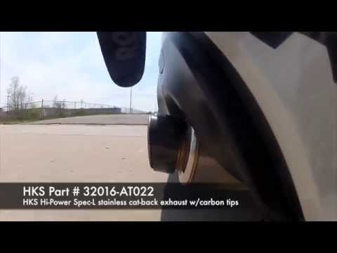 HKS HiPower Spec-L Exhaust Scion FR-S Demo Drive