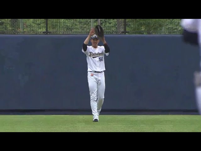 【ファーム】バファローズ・武田 ホームへストライク送球!! 2018/5/29 Bs-H(ファーム)