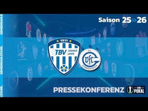 Press conference: TBV Lemgo Lippe - VfL Gummersbach (November 5, 2025 - DHB Cup)