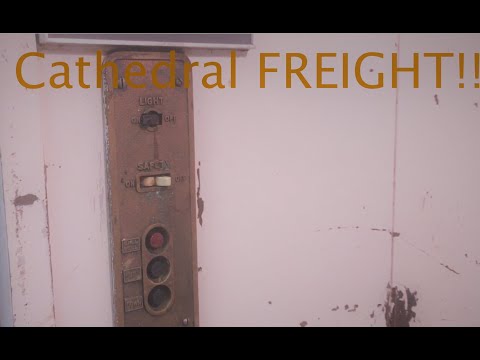 SMALL vintage Marshall Kitchen Freight elevator – Cathedral of Learning – Uni. of Pittsburgh – PA