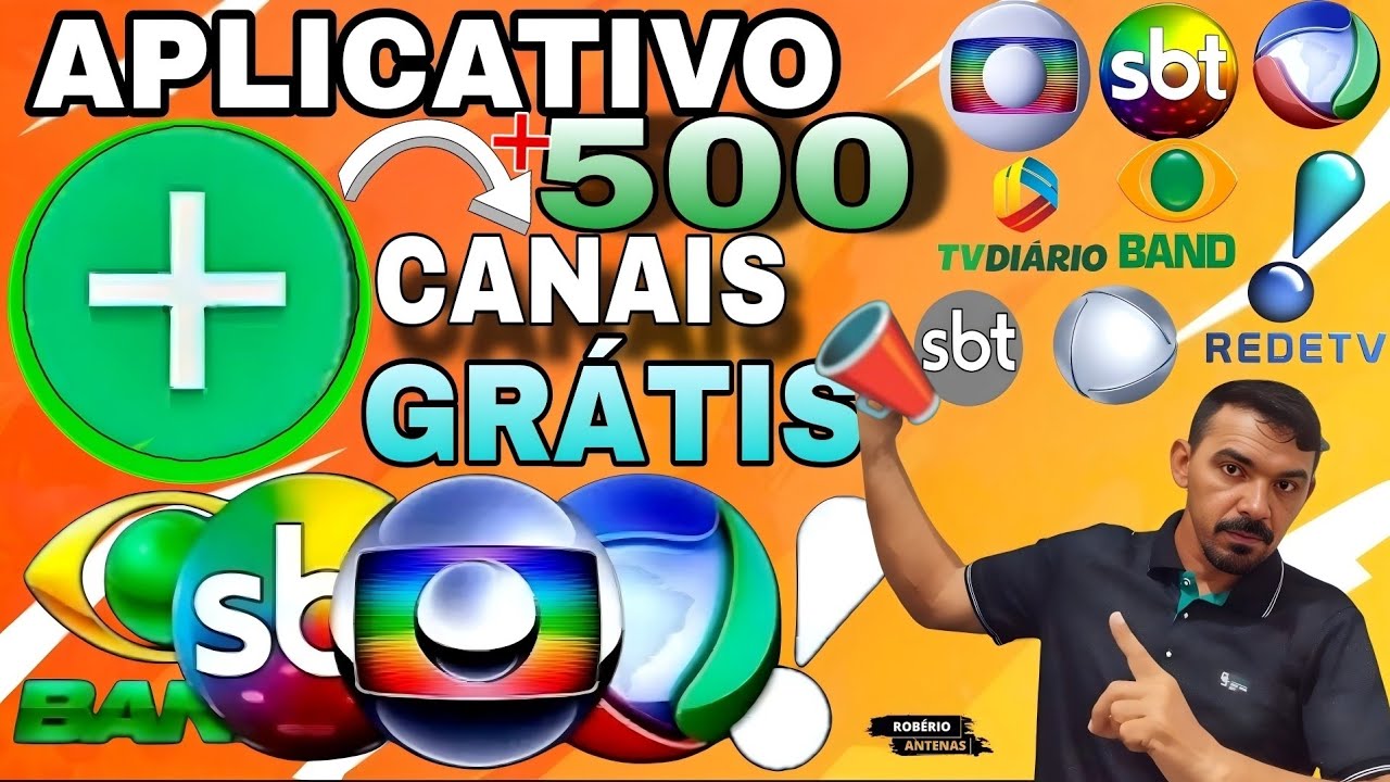 AGORA SIM SÃO MAIS DE 500 CANAIS GRATUITAMENTE ASSIM VCS VÃO GOSTAR DE VÊ FUI ATRÁS DE INFORMAÇÕES!!