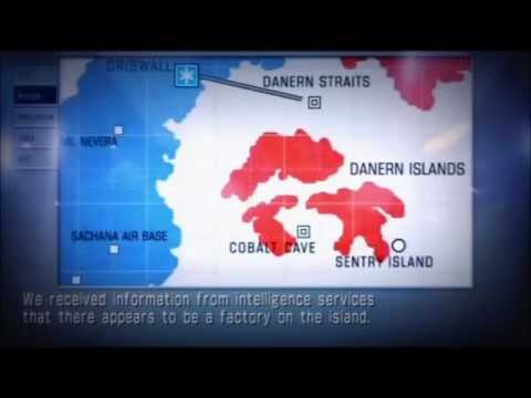 Ace Combat X Strategic briefing To Sentry Island
