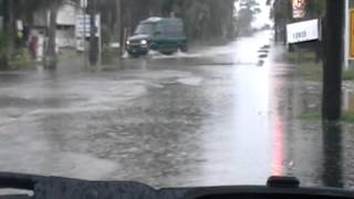preview picture of video 'TROPICAL STORM DEBBIE DRIVING ON HUDSON BEACH AND SEA RANCH HUDSON FLORIDA PART 6'