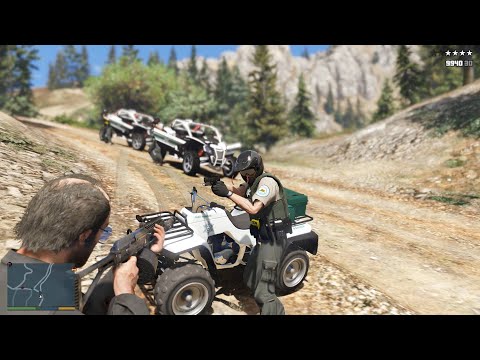 GTA V Trevor' Drug Deal Shootout + 10 Star Wanted Level Escape [RDE 4.1.2]