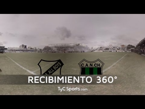 "Recibimiento All Boys-Nueva Chicago en 360º | TyCSports.com" Barra: La Peste Blanca &bull; Club: All Boys