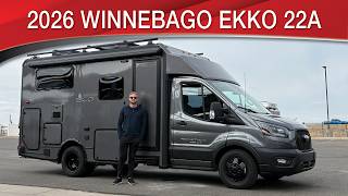 A preview image of the linked video showcasing 2026 Winnebago EKKO 22A