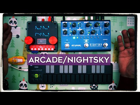 Kasser Synths Arcade and Strymon Nightsky