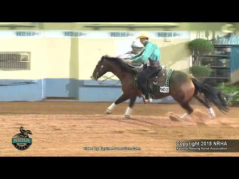 One Stormy Nite ridden by Ronny Lane Colston  - 2018 NRHA Derby (NP Finals, Sec. 2)
