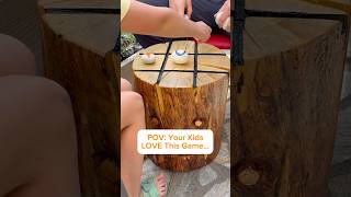 UPGRADED: How to Make Tic Tac Toe #gamesforkids #outdoorlife