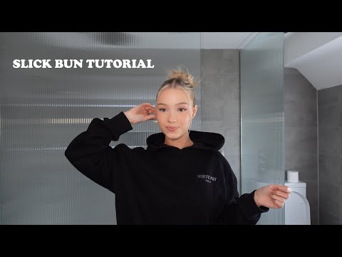 slick bun tutorial