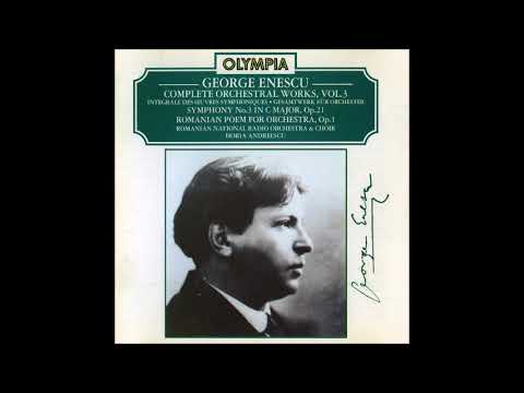 George Enescu : Poème roumain, for orchestra with wordless male chorus Op. 1 (1897)