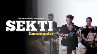Download lagu SEKTI - Ombak Gedhe Tak Sebrangi Banjir Bandhang Tak Tataki || Keroncong Version Cover mp3