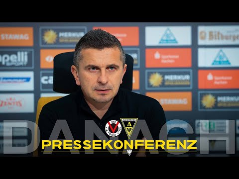 Press conference after Alemannia Aachen - Viktoria Köln