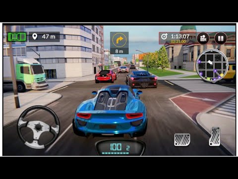 Drive For Speed: Simulator 2023 Car Driving | Unlocked: Red Sport Car - Android GamePlay