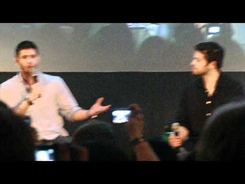 JIB3 -  97 - Jensen & Misha abt the scene where Dean gave Cas his coat back in 7x17